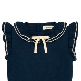 ◆키즈◆25SS 키즈 코츠월드 오딘 탑 셀레스티얼 아이보리/네이비 K2009S25 438