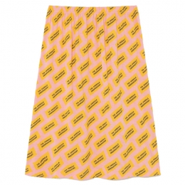 ◆키즈◆22SS 키즈 레이디버그 로고 패턴 스커트 인디핑크 S22031 249AK