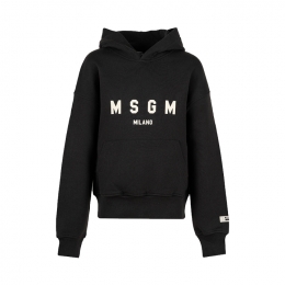 ◆키즈◆키즈 로고 후드티 블랙 F4MSJUHS173 103