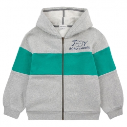 ◆키즈◆ 25SS 키즈 스마일링 후드 집업 그레이 B125AC043 041