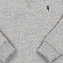 ◆키즈◆23SS 여성 포니 로고 자수 기모 맨투맨 그레이 772102 003