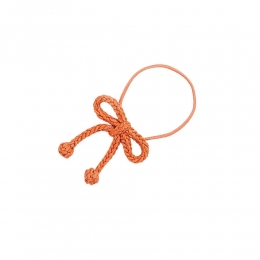 ◆키즈◆25SS 키즈 팝콘 보우 헤어 타이 레드 K1044S25 667