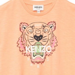 ◆키즈◆22FW 여성 타이거 트로피칼 원피스 라이트오렌지 K12223 415