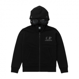 ◆키즈◆25FW 여성 스몰로고 프린트 후드집업 블랙 19CKSS035C 00LCA76 999