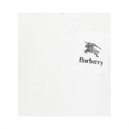 ◆키즈◆24SS 키즈 기사 로고 포켓 티셔츠 화이트 8079792