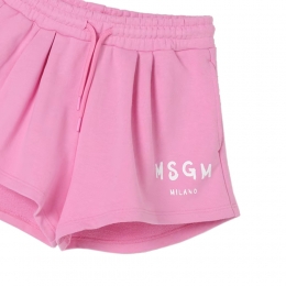 ◆키즈◆25SS 키즈 로고 밴딩 프린트 버뮤다 숏팬츠 핑크 S5MSJGSH092 MS003