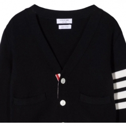 ◆키즈◆22FW 키즈 사선 완장 가디건 네이비 KKC003A Y3007 415