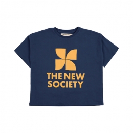 ◆키즈◆키즈 로고 프린팅 반팔 티셔츠 네이비 TNS T INFINITI NA