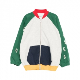 ◆키즈◆25FW 키즈 스펠로고 컬러블락 스웻 집업자켓 B225AC052 991