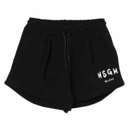 ◆키즈◆25SS 여성 로고 밴딩 프린트 버뮤다 숏팬츠 블랙 S5MSJGSH092 110