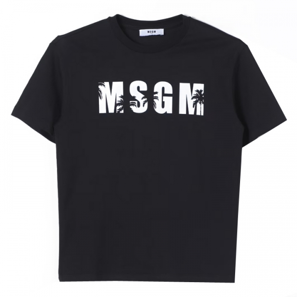 ◆키즈◆24SS 여성 로고 프린팅 티셔츠 블랙 S4MSJBTH205 110