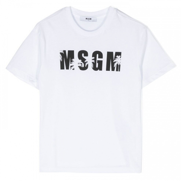 ◆키즈◆24SS 여성 로고 프린팅 티셔츠 화이트 S4MSJBTH205 001